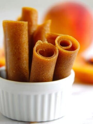 Homemade Peach Fruit Roll-Ups Recipe