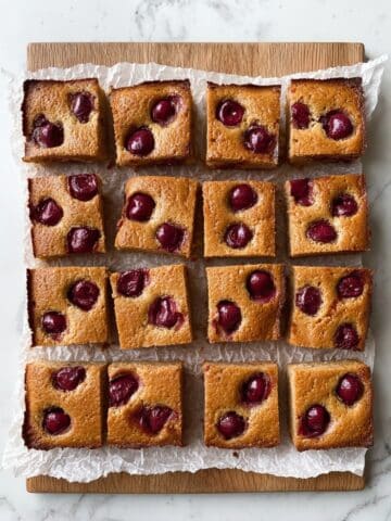 Cherry Brown Butter Bars Recipe