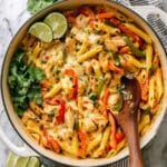 Creamy Chicken Fajita Pasta Recipe