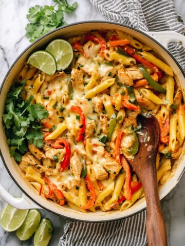 Creamy Chicken Fajita Pasta Recipe