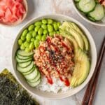 Spicy Tuna Sushi Bowls Recipe