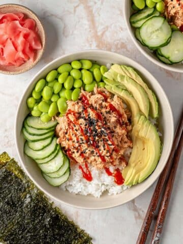 Spicy Tuna Sushi Bowls Recipe