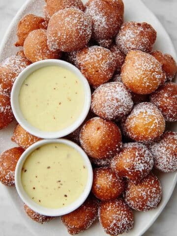 Italian Ricotta Zeppole Donuts Recipe