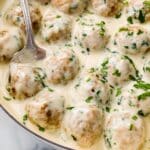 Easy Swedish Meatballs with Frozen Meatballs Recipe