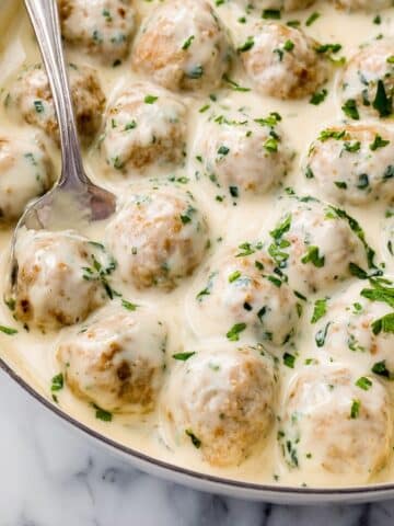Easy Swedish Meatballs with Frozen Meatballs Recipe