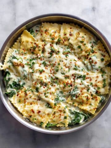 Creamy Spinach and Cheese Ravioli Recipe
