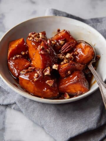 Stovetop Candied Sweet Potatoes Made with Fresh Potatoes Recipe