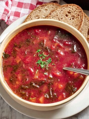 Beet Greens Vegetable Soup (Botwinka) Recipe