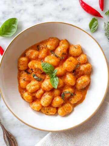 Roasted Red Pepper Gnocchi Recipe