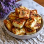 Fried Halloumi with Honey, Thyme, and Chili Flakes Recipe