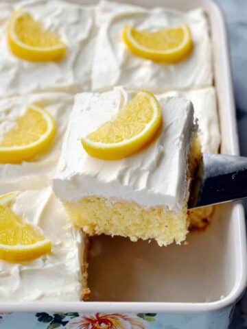 Lemon Poke Cake Recipe