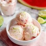 Watermelon Lime Cucumber Ice Cream (Vegan and Protein-Boosted) Recipe