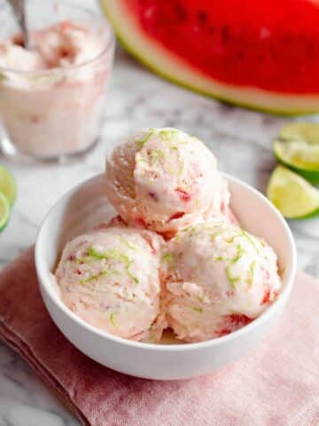 Watermelon Lime Cucumber Ice Cream (Vegan and Protein-Boosted) Recipe