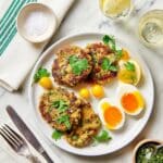 Zucchini Fritters with Zhoug and Jammy Eggs Recipe