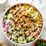 Buffalo Chicken Bean Salad Recipe