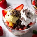 Strawberry Ice Cream Sundae Recipe