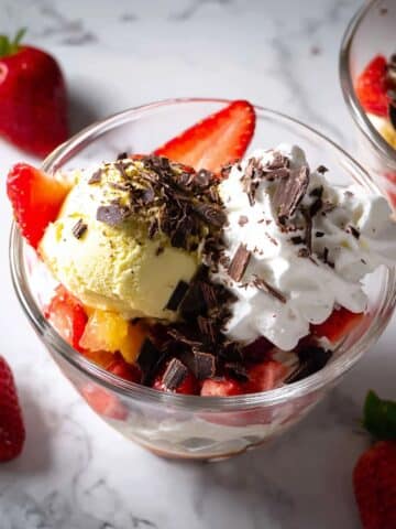 Strawberry Ice Cream Sundae Recipe