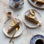 Banana Pecan Cake with Caramelized Banana Topping Recipe