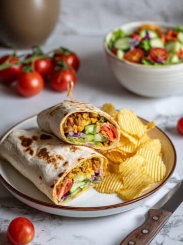Mediterranean Lentil Salad Wraps Recipe