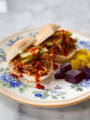 Slow Cooker Hot Honey Chicken Sandwiches Recipe