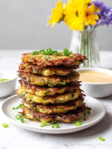 Easy and Crispy Zucchini Fritters Recipe