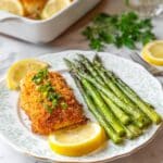 Garlic Butter Parmesan Crusted Haddock Recipe
