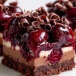 Chocolate Cherry Cheesecake Bars Recipe